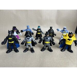 Fisher-Price DC Comics Imaginext Batman Figures‎ Different Lot Of 9